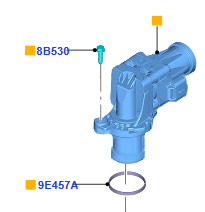  Ford EGR szelep (1.5L SOHC DI TC DSL DV5FD B, Diesel DV5FD A, Diesel 95PS)