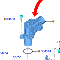  Ford EGR szelep (Cserealkatrsz (feljtott))